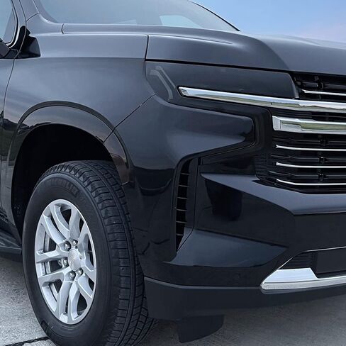 SlickMod PreCut Vinyl Smoke Tint for 2021-2022 Chevy Tahoe Sidemarker (3. Front Sidemarker, 20% Dark Smoke) in Kuwait