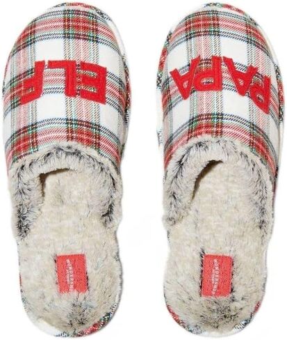 Wondershop Men's Plaid Holiday Papa Elf Slippers Size XL 13/14 in Saudi Arabia