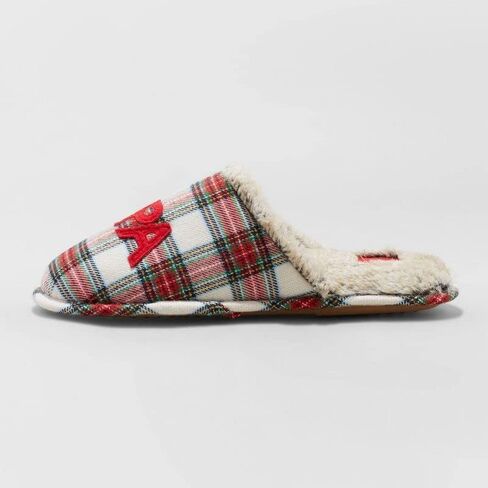 Wondershop Men's Plaid Holiday Papa Elf Slippers Size XL 13/14 in Saudi Arabia