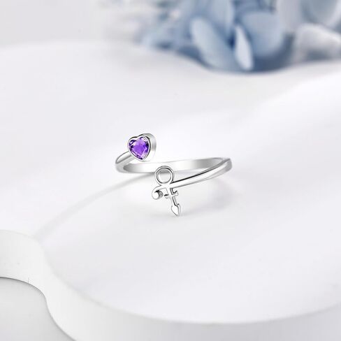 Prince Symbol Ring Sterling Silver Adjustable Wrap Prince Symbol Ring for Prince Lover in Saudi Arabia