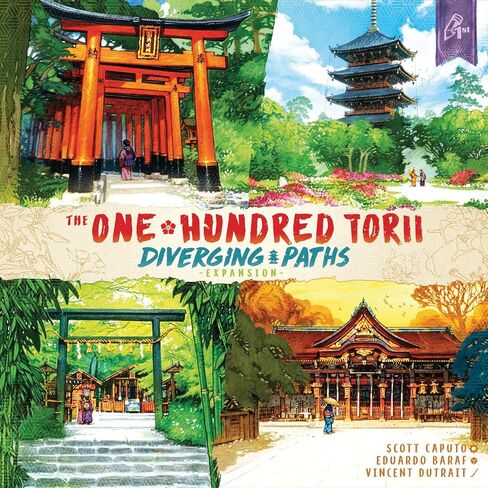 Pencil First Games The One Hundred Torii Board Game – A Beautiful, Serene Tile-Laying Game in a Japanese Garden by Pencil First Games for 1-4 Players in Saudi Arabia
