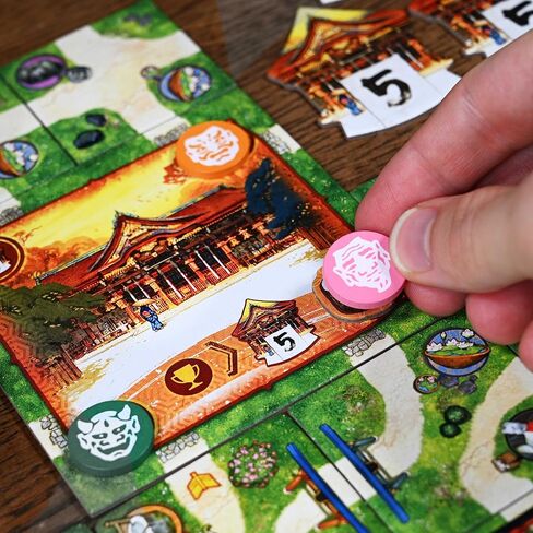 Pencil First Games The One Hundred Torii Board Game – A Beautiful, Serene Tile-Laying Game in a Japanese Garden by Pencil First Games for 1-4 Players in Saudi Arabia