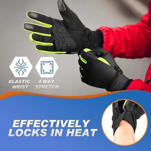 Sukeen Winter Gloves Men Women, Soft Warm Winter Gloves with Touchscreen Fingers, Anti-Slip Winter Gloves for Men Women, Windproof Thermal Gloves for Running, Driving, Cycling, Workout in Saudi Arabia