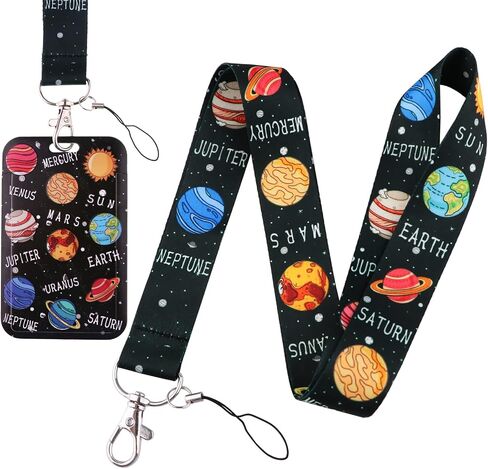 Blue ID Badge Holder Lanyard for Keys Cute Aesthetic Key Lanyard for Women Girls Teachers for ID Badges Preppy Lanyard for Students ID Card Love Heart Keychain Lanyard ID Holder in Saudi Arabia