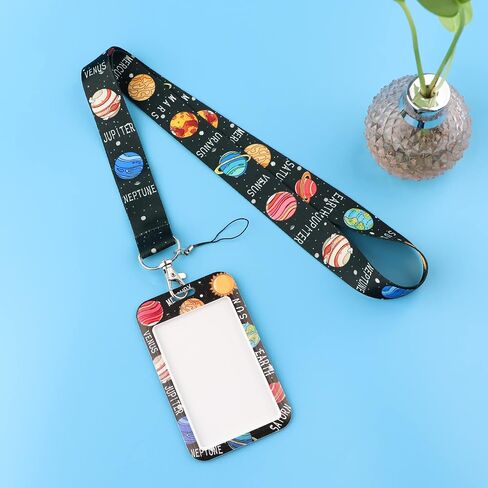 Blue ID Badge Holder Lanyard for Keys Cute Aesthetic Key Lanyard for Women Girls Teachers for ID Badges Preppy Lanyard for Students ID Card Love Heart Keychain Lanyard ID Holder in Saudi Arabia