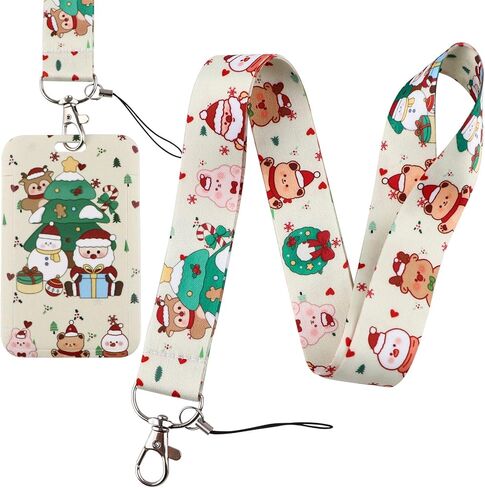 Blue ID Badge Holder Lanyard for Keys Cute Aesthetic Key Lanyard for Women Girls Teachers for ID Badges Preppy Lanyard for Students ID Card Love Heart Keychain Lanyard ID Holder in Saudi Arabia