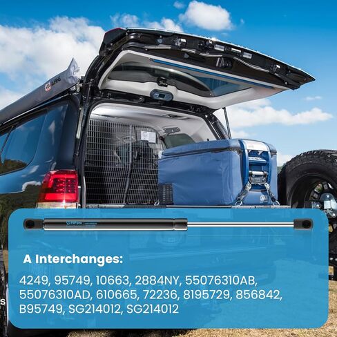 Rear Hatch Liftgate Struts 6156 Gas Shock Lift Supports Fit for 2007-2014 Chevy Tahoe Suburban 1500, 2007-2013 Suburban 2500, 2007-2014 GMC Yukon, Trunk Liftgate Strut, 2 Pcs in Kuwait