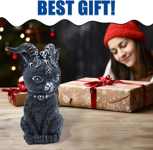 4 Cats Garden Decor Outdoor Statues Décor Black Cat Figurines, Gothic Home Decor, Cats Figurines Outdoor Lawn Ornament Decoration for Cats Lovers in Saudi Arabia