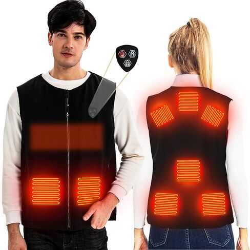 Heated Vest Jacket Unisex, No Battery in Kuwait