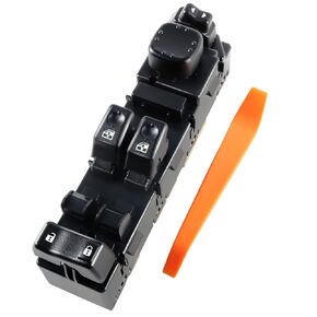 15883318 Front Driver Side Door Lock and Window Master Power Switch Compatible with 2003 2004 2005 2006 2007 Chevy Silverado, 2003-2007 GMC Sierra, Replaces# 920-023, DWS-226, 10398563
