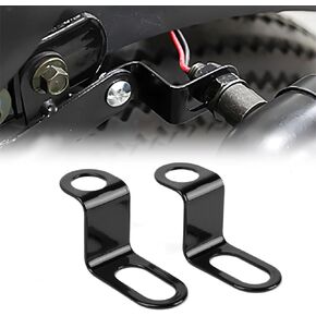 Motorcycle Turn Signals Mounting Brackets, PSLER Rear Turn Signal Light 12mm Hole Z Bracket Holder for Bike Electric Motorbike Turn Signals Relocation Holder Universal