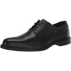 HUGO Men's Kerr Grainy Leather Pointed Derby Shoe Oxford