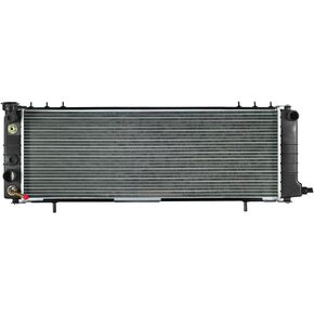 SPELAB Radiator Replacement CU1193 - Fits 2007 2008 2009 2010 2011 2012 2013 2014 2015 2016 2017 Jeep Wrangler and 2018 Wrangler JK - Engine: 3.6L, 3.8L V6 - Drive: 4WD, RWD