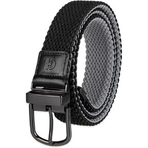 Cole Haan mens Reversible Stretch Fabric Belt