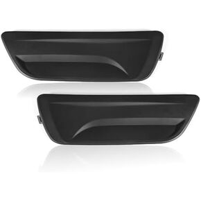 Fog Light Covers W/o Fog Light Hole Black Compatible With Chevy Malibu 2013 2014 2015 Left & Right Side GM1039141 20768847 GM1038141 20768848