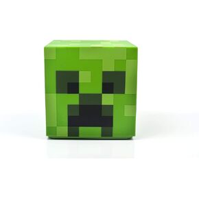 Minecraft Creeper LED Mood Light Creeper Lamp Mood Lighting Battery Powered | Collectible Mood Lamp | Green Mood Light LED Creeper | 5 Inches Tall