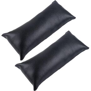 Framendino, 2 Pack White Long Watch Display Pillow PU Leather Bracelet Bangle Cushions Display Pillows for Jewelry Display Shows