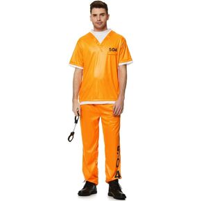 Hard Time Murder Row Inmate Prisoner Men's Costume
