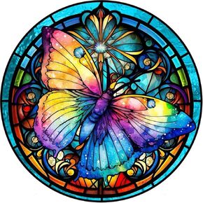 ARTopet 5D Diamond Art Painting Kits Christmas Tree Stained Glass Diamond Art Painting for Adults Beginners with Accessories DIY Full Round Drill for Home Wall Decor 30x30cm
