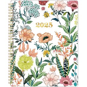2025 Planner – Jan.2025 – Dec.2025, Planner 2025, 8" x 10", 2025 Calendar Planner with Weekly ＆ Monthly Spread, Tabs, Twin-Wire Binding, Thick Paper, Flexible Cover, Check Boxes as To-do List ＆ Notes