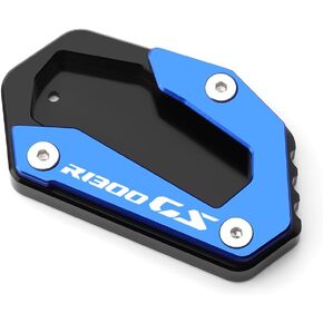 Motorcycle Side Stand Extension Kickstand Plate Compatible With BMW R1300GS 2023 2024 | Foot Pad Support R 1300 GS R1300 1300GS Accessories (black)