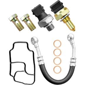 Engine Oil Filter Housing Gasket Kit Replace 11361705532, Engine Oil Filter Housing Seal Kit Fit For BMW E46 E39 E53 E85 325Ci 530i X5 Z3 Replace 11421719855 12618611273 32416852469 13621433076