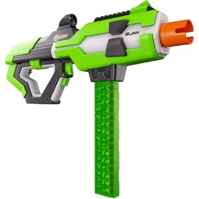 Siren Blasters Blink Motorized Rapid-Fire Ultra Long Range Foam Dart Blaster, Single Shot, Burst or Fully Auto Flywheel Launcher,190 Ft Range, 200 FPS, 20-Dart Mag, Rechargeable LiPo Battery, Ages 14+