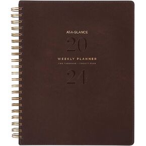 AT-A-GLANCE 2025 Planner, Weekly & Monthly, 8-1/2" x 11", Large, Signature, Navy (YP9052025)