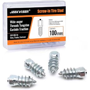 Tire Studs Screw in Tire Studs for Wading/Running/Fly Fishing Boots,Running ShoesFat/Snow Bike，Lawnmower，Lawn Sweeper，snowblower，Small Tractor，ATV，UTV，Motorcycle