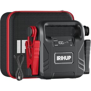 Car Jump Starter 4000A Peak 99.16Wh (Up to All Gas or 10L Diesel Engine) Car Battery Booster Pack,12V Auto Battery Booster, Lithium Jump Box with LED Light