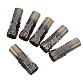 OSALADI 6pcs Candle Tear Sleeve Tea Light Iron Replace E12