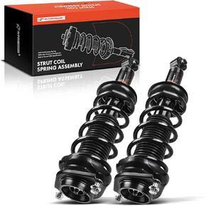 A-Premium Rear Pair (2) Complete Strut & Coil Spring Assembly Compatible with Subaru Impreza 2012 2013 2014 H4 2.0L, Driver and Passenger Side