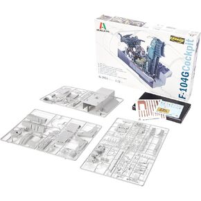 Italeri 2991S 1:12 F-104G Cockpit, Faithful Replication, Model Making, Crafts, Hobbies, Gluing, Plastic Construction kit, Assembly