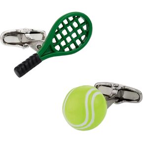 Cuff-Daddy Tennis Racquet & Ball Cufflinks with Presentation Gift Box