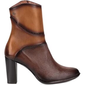 FRANCO CUADRA Bootie For Women in Genuine Deer Leather Honey 2G6VNTV