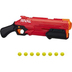 مسدس Nerf Rival Takedown XX-800 - مضخة عمل، تحميل خلفي، سعة 8 جولات، 90 إطارًا في الثانية، 8 جولات منافسة رسمية - فريق أحمر in Kuwait
