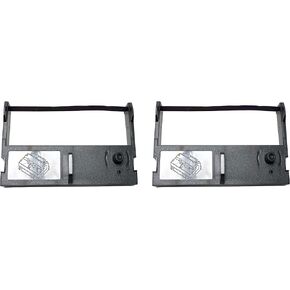 Package of Two Sam4s ER-350 II and ER-655 II Cash Register Ribbon, Purple, Compatible (Please Note, The ER-350 II is Different from The ER-350 and uses a Different Ribbon.)