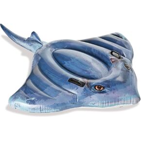 Intex Stingray Ride-On Inflatable Swimming Pool Beach Float Toy -57550NP