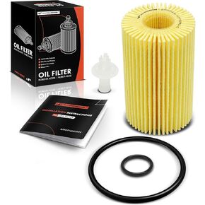 A-Premium 10K Miles Protection Oil Filter Compatible with for Toyota Tundra 2007-2021, Sequoia 2008-2022, Land Cruiser 2008-2011 2013-2021 & Lexus GS F 2016-2020, IS F, IS500, LC500, LX570, RC F