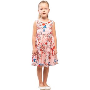 Miss Lavish London Baby Girl Casual Dress Audrey Hepburn Style Kids Summer Party Sleeveless Dresses 3–12 Years
