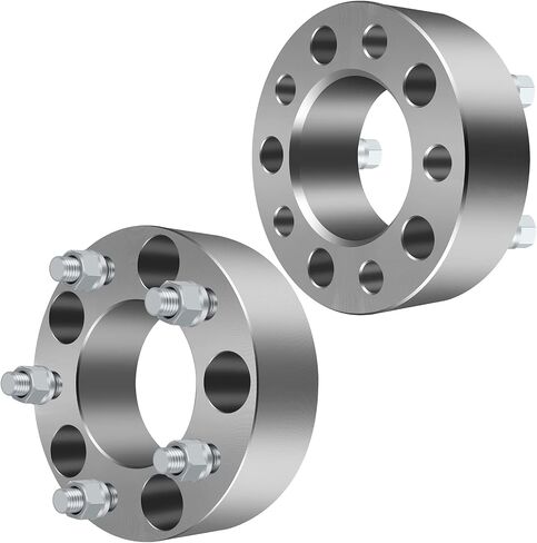 OCPTY 5x5 to 5x5 Wheel Spacers for Astro for Commander for DeVille for Grand Cherokee for LeSabre 2 inch 1/2 Studs 87.1mm Hub Bore Forged Wheel Spacers 5 lug 2PCS in Saudi Arabia