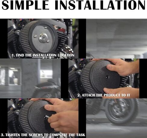 Air Cleaner Outer Cover Billet Steel Stage1 Big Sucker Smooth Stage Compatible With 1993-2023 Harley-Davidson Chrome Replace#18-760 in Saudi Arabia