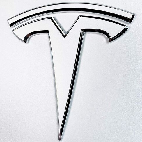Logo Decal Wrap for Tesla Model S, Refresh, 4-pc Set (Pearl White Multi-Coat) in Saudi Arabia