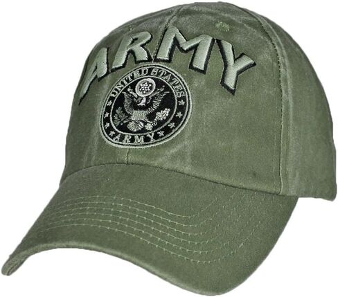 قبعة بيسبول ثلاثية الأبعاد للرجال من EAGLE CREST بشعار الجيش الأمريكي، OD أخضر in Kuwait