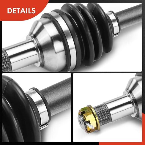 A-Premium Pair (2) Rear CV Axle Shaft Assembly Compatible with Arctic Cat 400 450 500 550 650 700 1000 Thunder Cat, 4x4 Models, Driver and Passenger Side, Replace# 1502-938 in Saudi Arabia