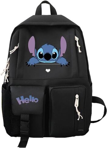 حقيبة ظهر كارتونية حقيبة ظهر للكمبيوتر المحمول خفيفة الوزن مجموعة Daypack مطبوعة بالكامل على ظهره حقيبة ظهر للكمبيوتر المحمول حقيبة ظهر للسفر والمشي لمسافات طويلة in Saudi Arabia