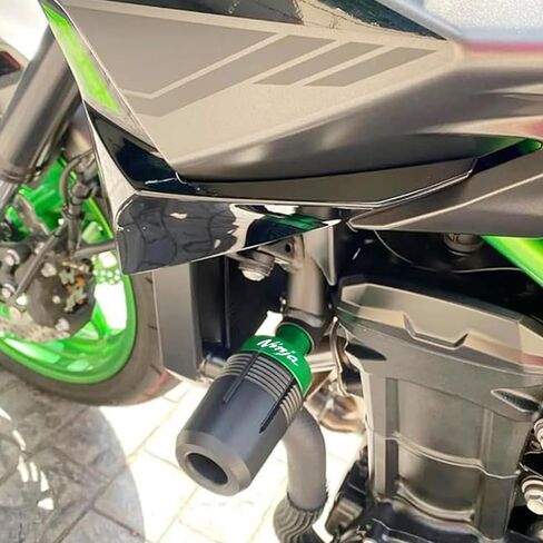 MOWOK For Kawasaki Ninja ZX4R ZX-4R ZX4RR ZX 4RR ZX-4RR 2023 2024 Motorcycle No Cut Kits Engine protection Frame Sliders Falling Protection Crash Protectors (Black) in Saudi Arabia