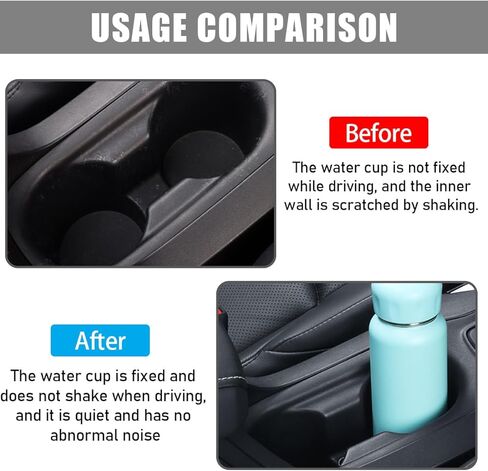 8 قطع محدد موضع حامل أكواب السيارة، حامل زجاجة مياه مضاد للاهتزاز، قطع غيار السيارات، شائع الاستخدام في السيارات والشاحنات والمركبات الترفيهية، إلخ. in Kuwait