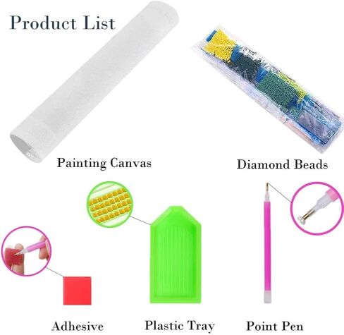 ARTopet 5D Diamond Art Painting Kits Christmas Tree Stained Glass Diamond Art Painting for Adults Beginners with Accessories DIY Full Round Drill for Home Wall Decor 30x30cm in Kuwait