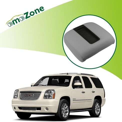 Floor Center Console Armrest Lid Assembly Grey Compatible with 2007-2014 Chevrolet Chevy Avalanche Silverado Suburban Tahoe GMC Sierra Yukon XL Replaces 15217111 in Saudi Arabia